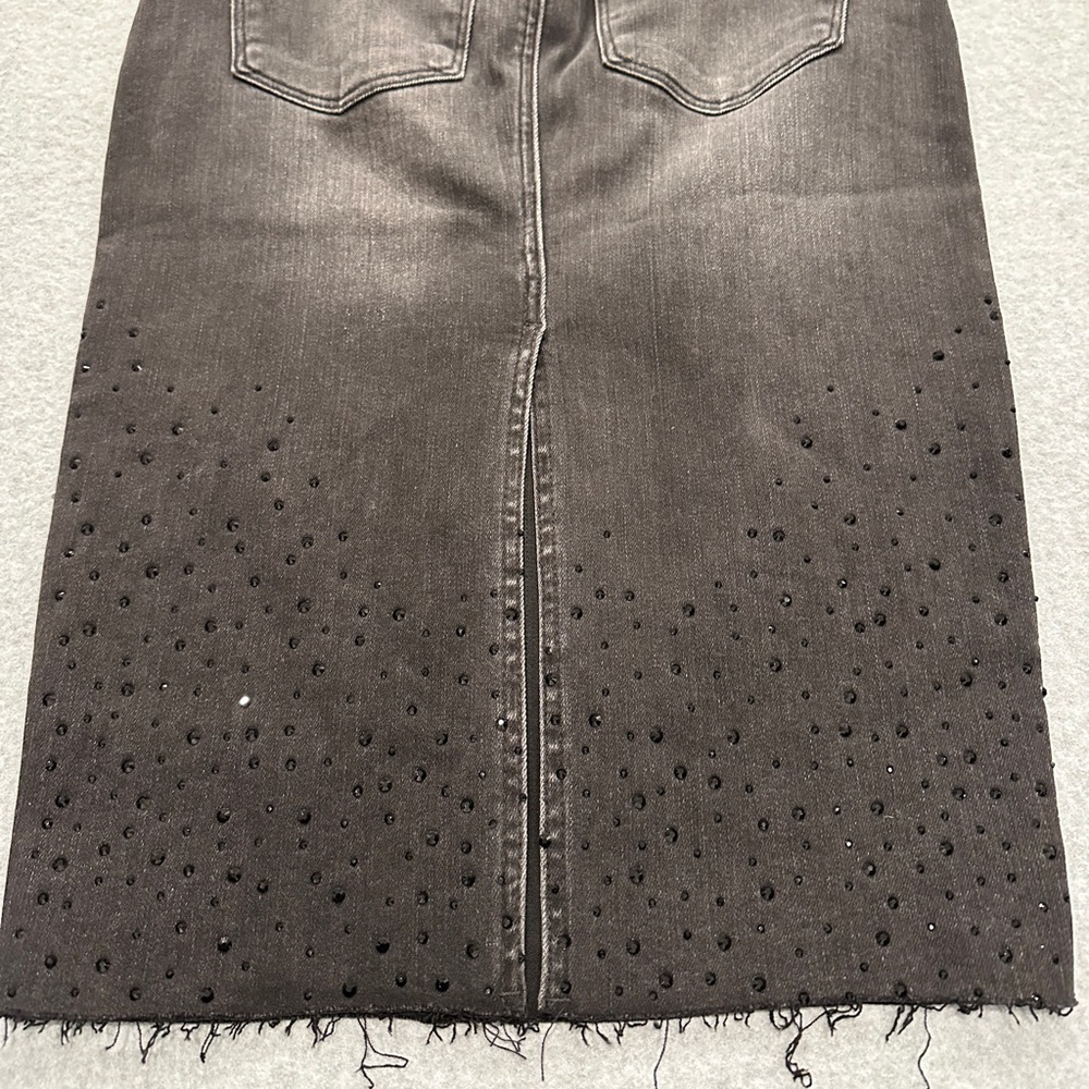Judy Blue Black Denim Skirt - Picture 7 of 7